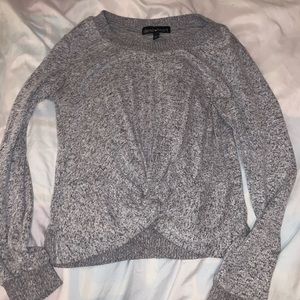 Gray soft long sleeve